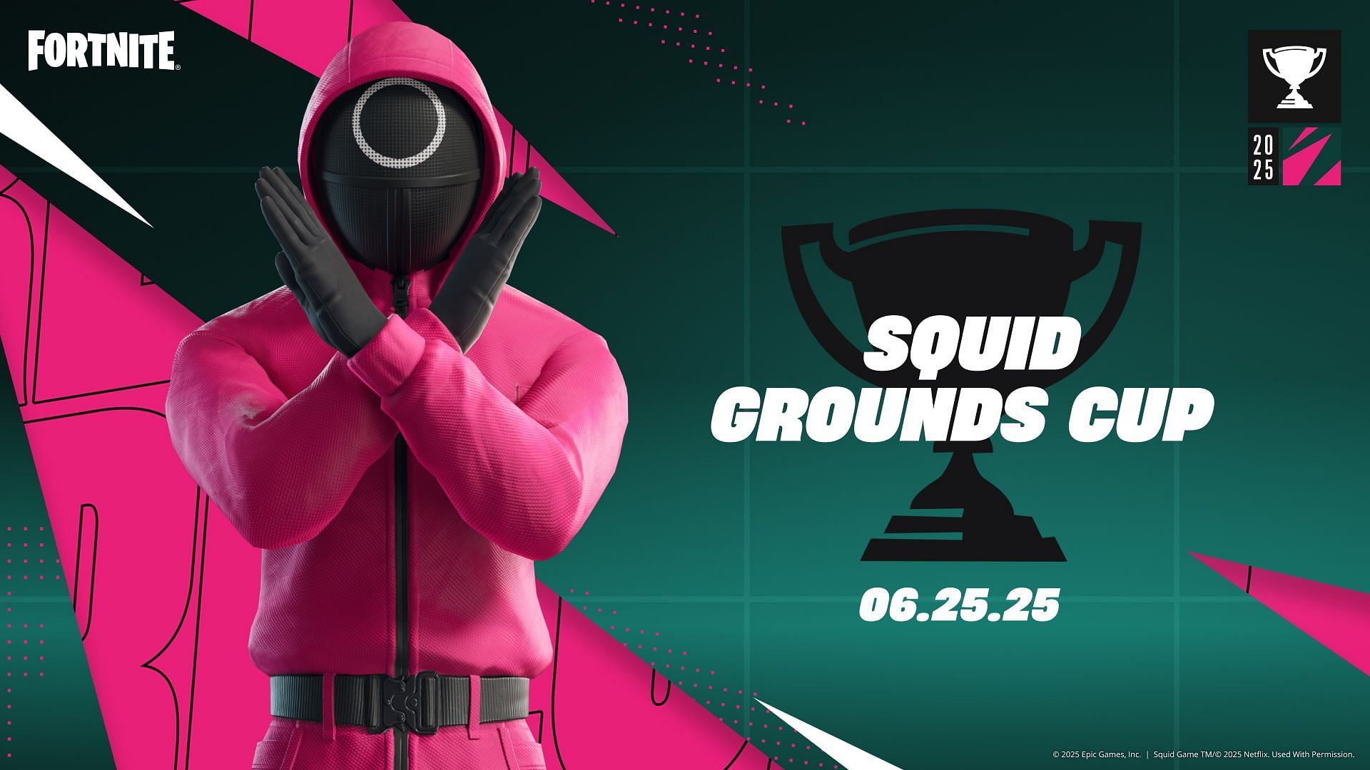 Fortnite Squid Grounds Cup official banner (Image via Epic Games)